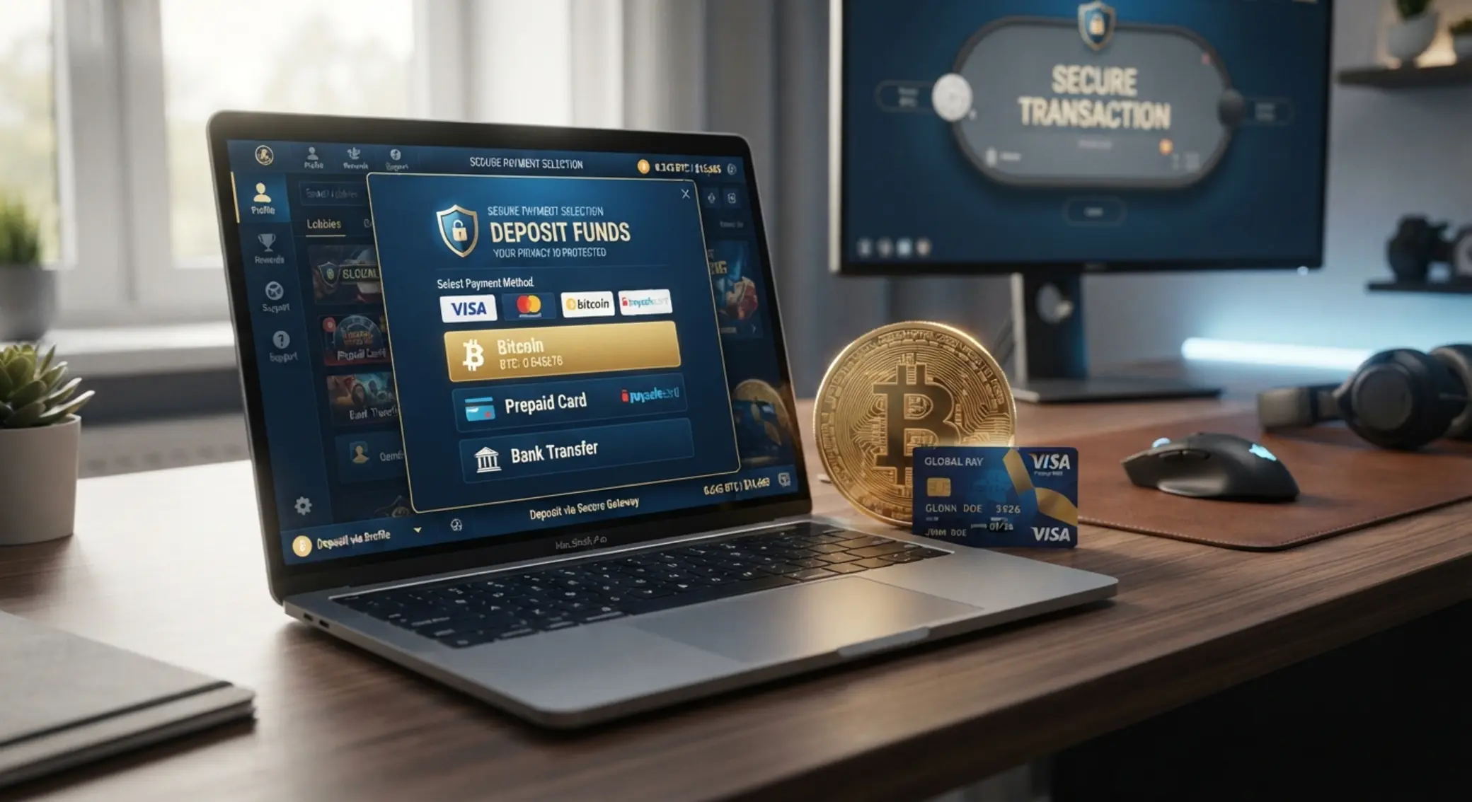 Übersicht zu Bitcoin und Paysafecard als Einzahlungsoption im Online-Casino