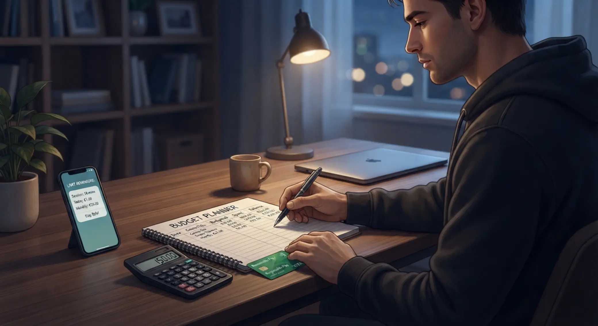 Verantwortungsbewusstes Spielen mit Paysafecard Budgetkontrolle mit Paysafecard und Spielplan auf dem Schreibtisch