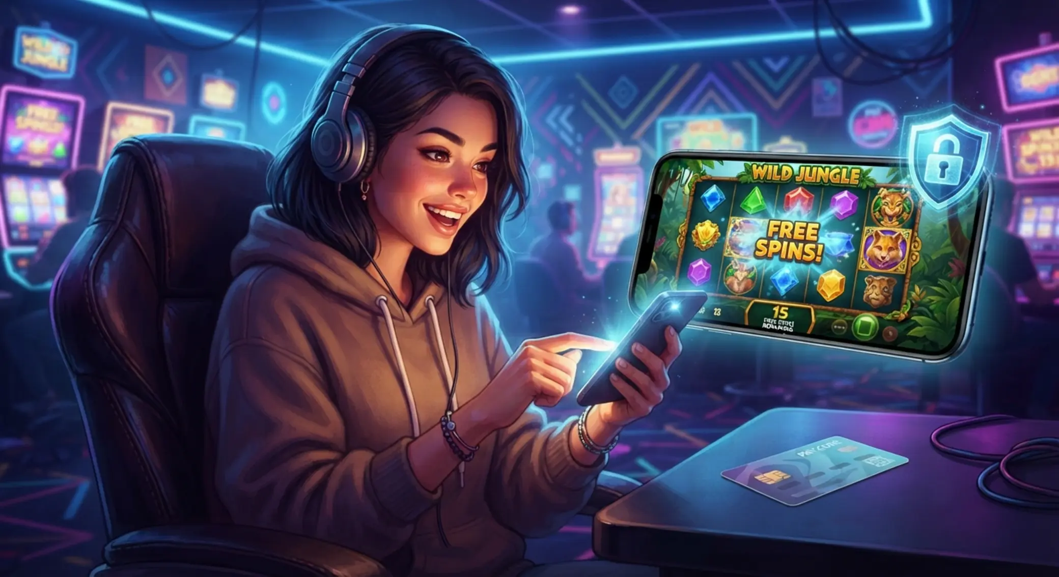 Paysafecard und Freispiele sicher nutzen Spieler nutzt Prepaid-Code für Freispiele an einem Slot